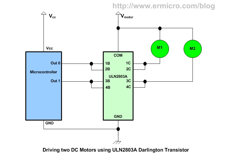 for driving two dc motors